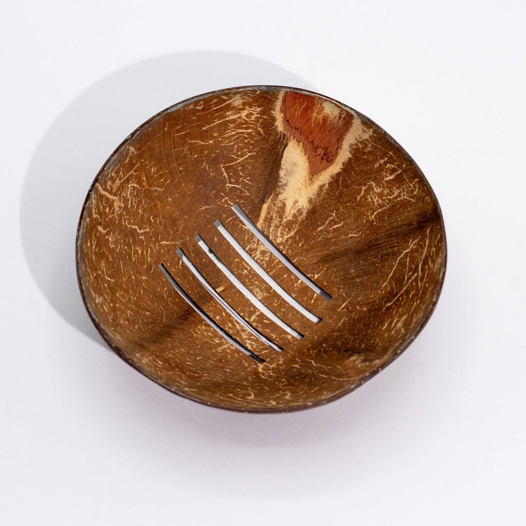 Natural Coconut Soap Dish - Round - 11cm product image 10