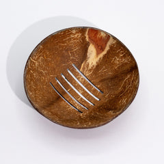 Natural Coconut Soap Dish - Round - 11cm product image 10