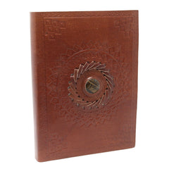 Leather Tigereye Notebook (7x5") product image