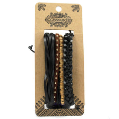 Mens Bracelet Sets - Black & Macho (asst) product image