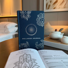 Midnight Blue Wellness Journal - 120 pages - Silver Zodiac product image 3