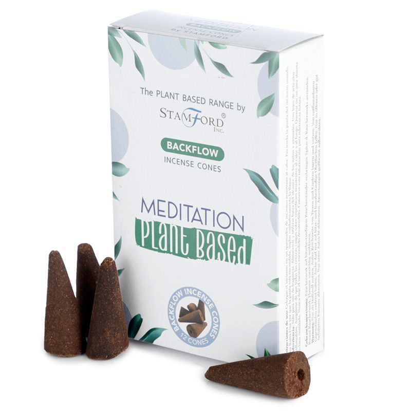 Plant Based Backflow Incense Cones - Meditation product image 3