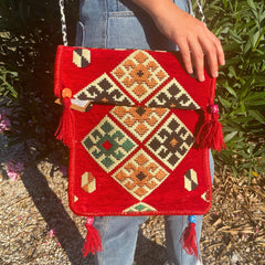 Red Kilim Messenger Festival Bag product image 2