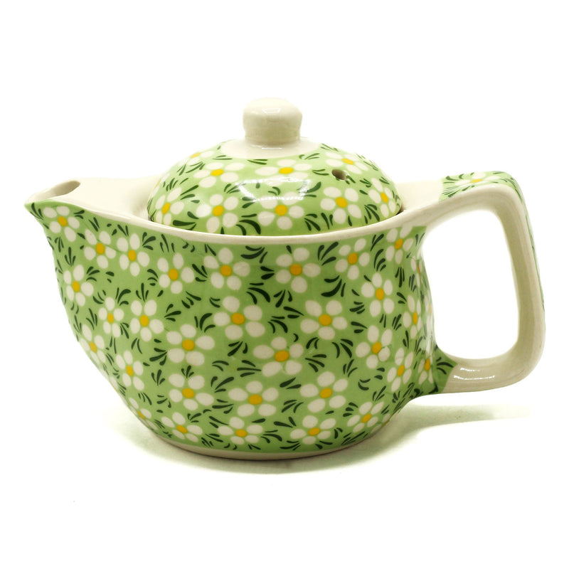 Small Herbal Teapot - Green Daisey product image