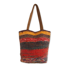 Recycled Big Rug Bag - Shades of Pink product image 3