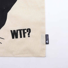 Iconic Basic Tote Bag - Black Cat - Natural 4oz product image