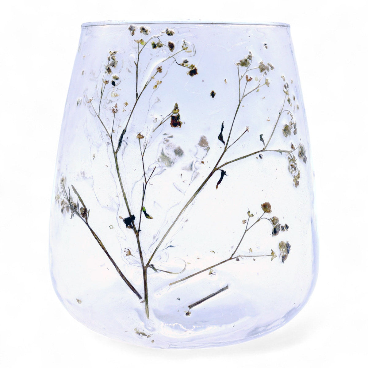 Natural Floral Glass - Vase Candle Holder - Margarita - (12x11cm) product image 3