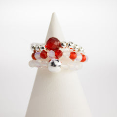 Nymph Spirit Gemstone Ring Set - Blood Moon product image 4