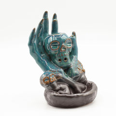 Backflow Incense Burner - Skull in Hand product image 4