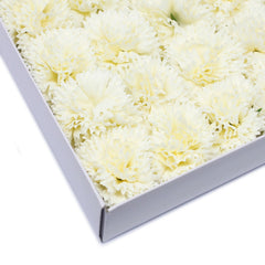 Craft Soap Flowers - Carnations - Cream product image 6