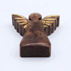 Small Mango Wood Angel - Gold Decor product image 5