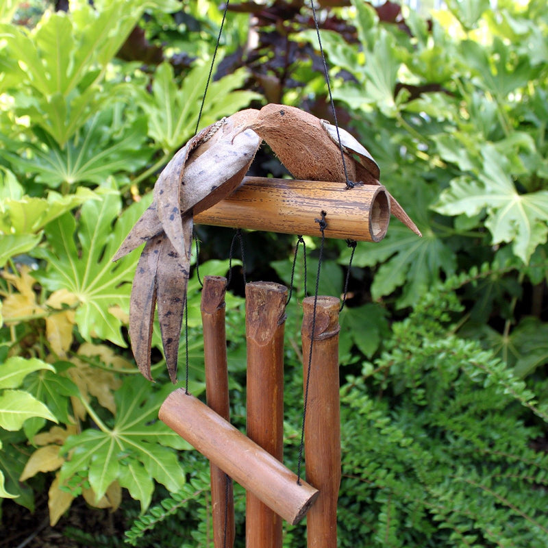 Coconut Twin Birds Windchimes product image