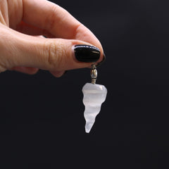 Selenite Spiral Pendant product image 3
