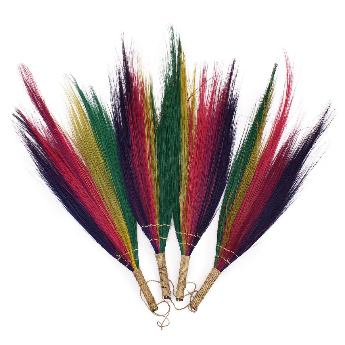 Set 4 - Pampas Broom - Rainbow Colours product image