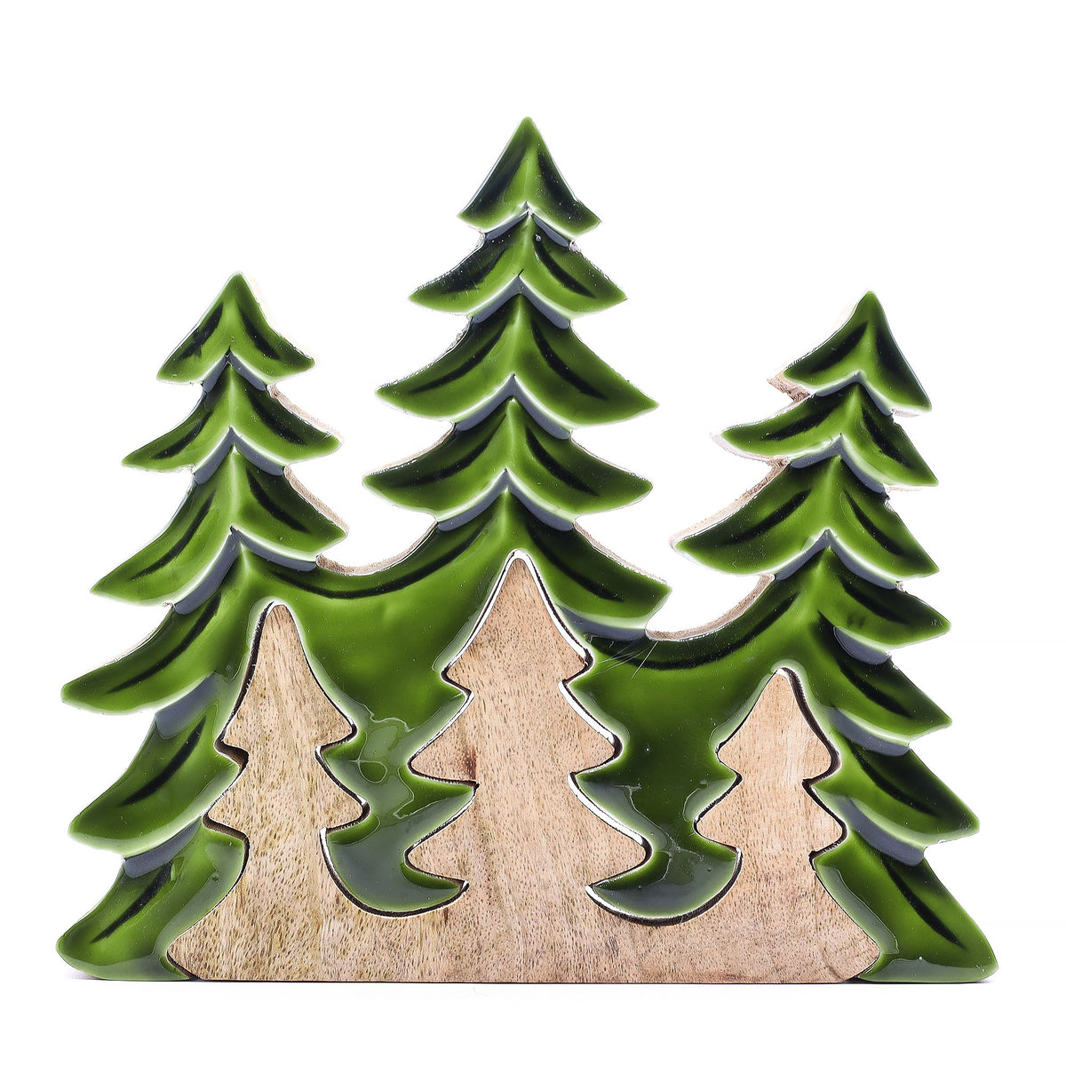 Lost in the Forrest - Three Trees 3D Wooden Decoration - 20x23cm product image 4