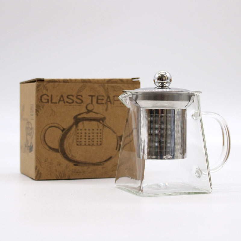 Glass Infuser Teapot - Tower Shape - 350ml product image