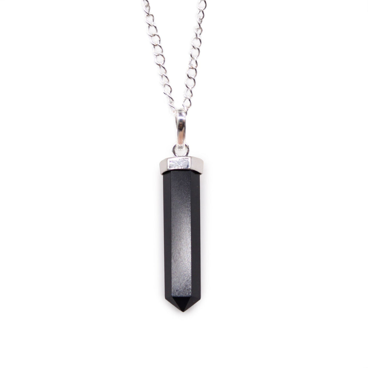 Gemstone Classic Point Pendant - Black Agate product image