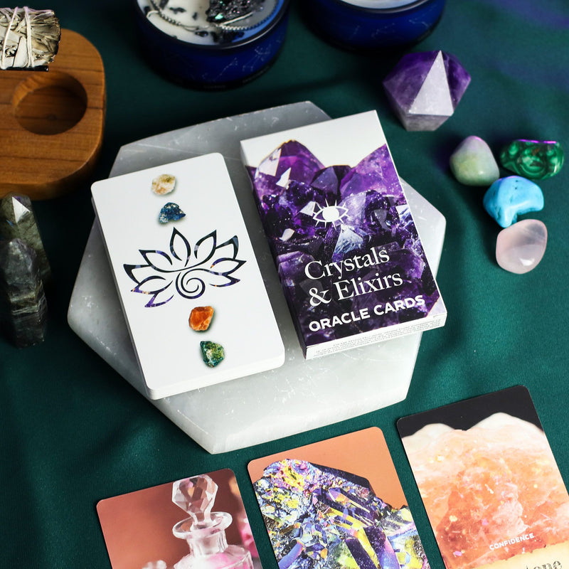 Crystals & Elixirs Oracle Cards – Healing Energy Deck product image