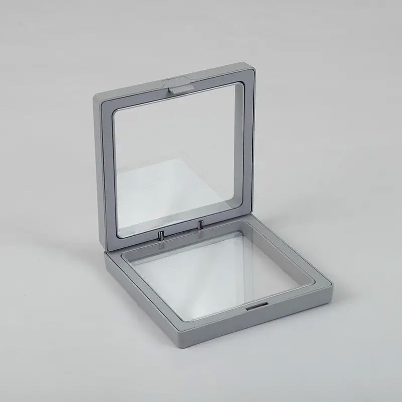 Lrg 3D Floating Frame Display 11x11cm - Grey product image