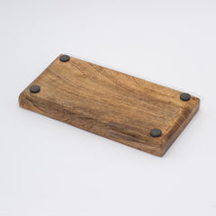 Double Trinket Tray 20x10x2.5cm - Mushroom Design Teal product image 3
