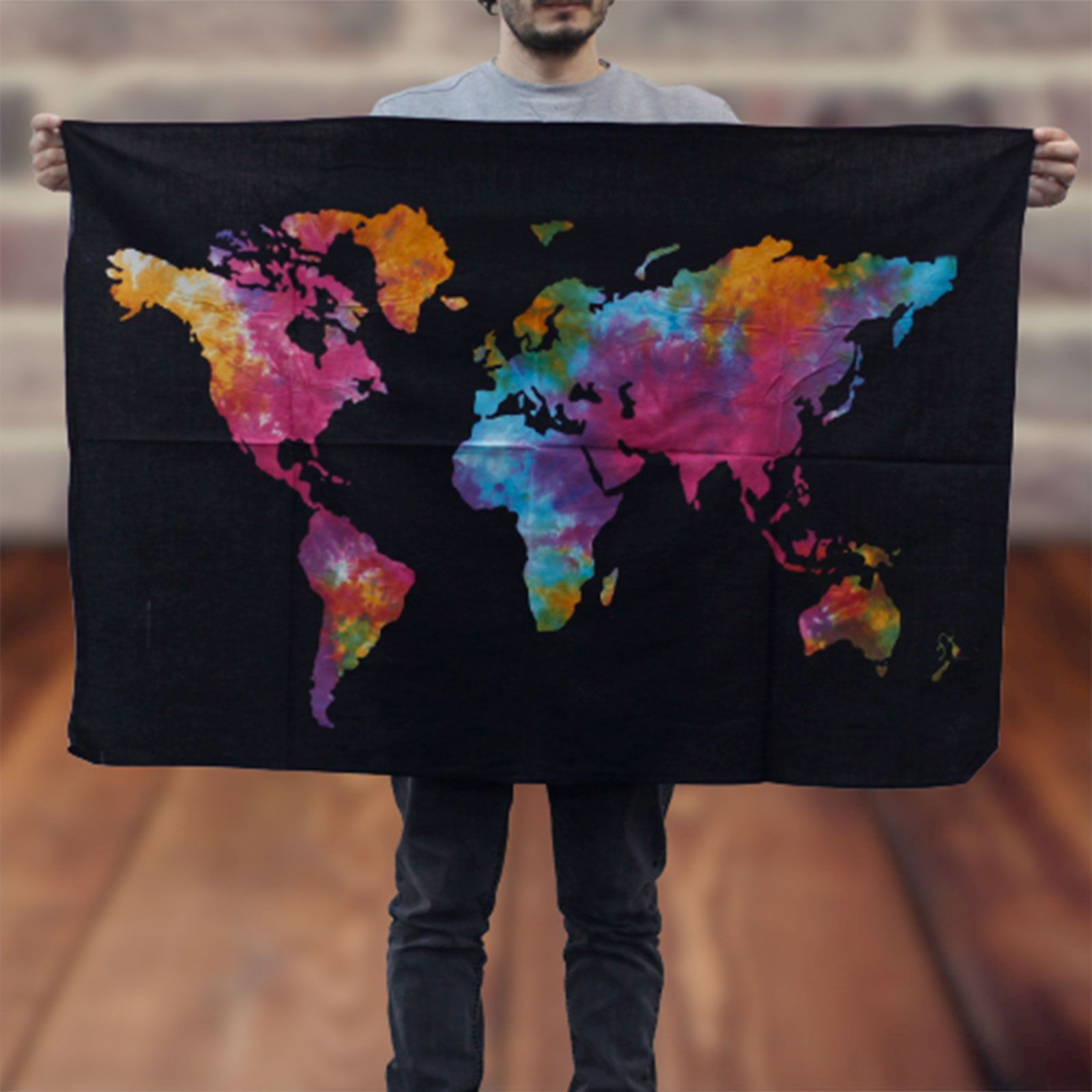 Cotton Wall Art - World product image