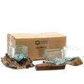 Molten Glass Tank on Wood with Stand - Small Bowl product image