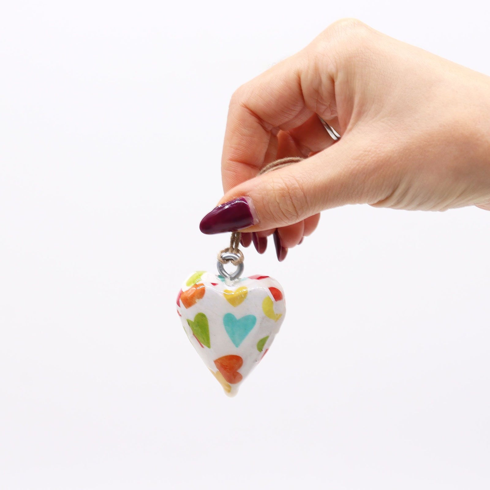 Small Decor Wood Heart - Pastel Hearts product image