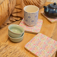 Set of 4 Square Coasters - Pretty Floral product image 6
