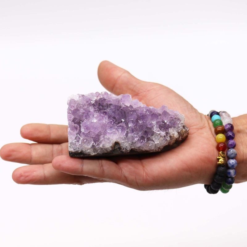 Medium Natural High Grade Amethyst Standing Cluster (approx 350-450gms 7.5-10cm) product image