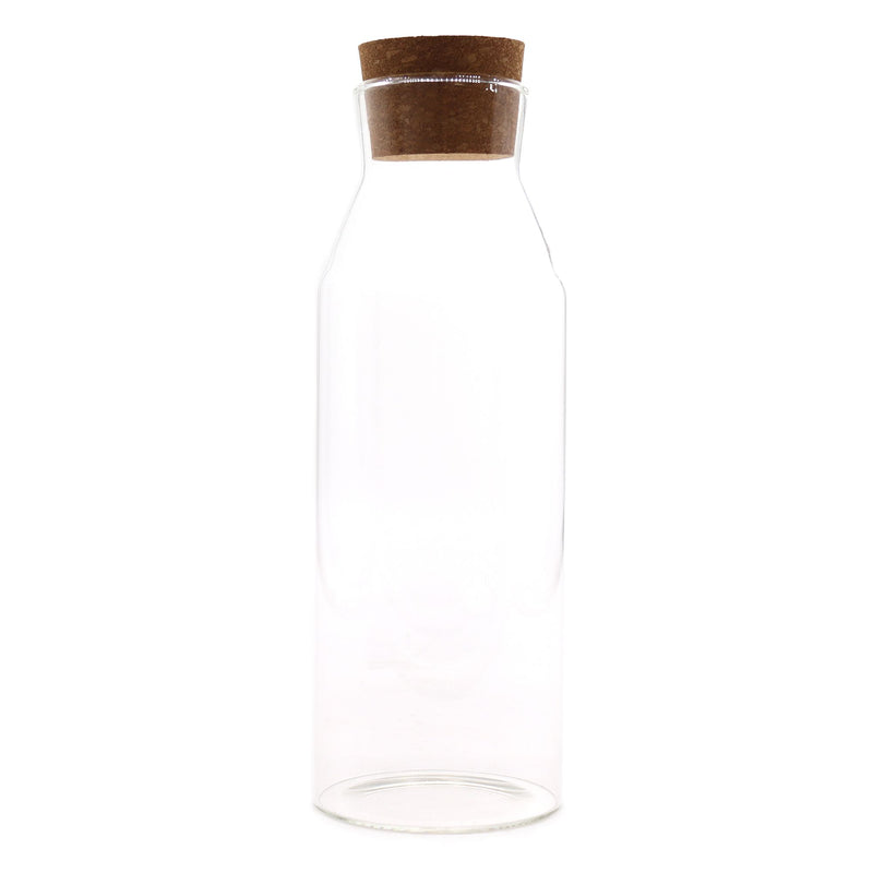 Cottage Cork Glass Jar - Clear - 25cm product image