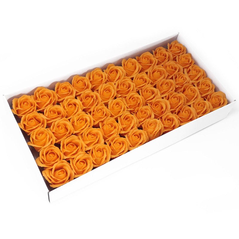 Craft Soap Flowers - Med Rose - Orange product image