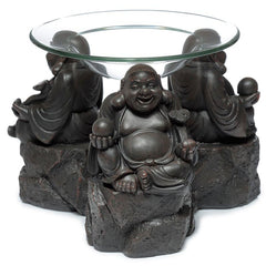 Peace of the East Wood Effect Chinese Buddha Oil & Wax Burner product image