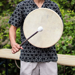 Spirit of the Bear - Shaman Drum & Stick- Tunable - 40cm product image 7