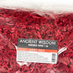 SizzlePak Shredded paper - Deep Red (1KG) product image 2