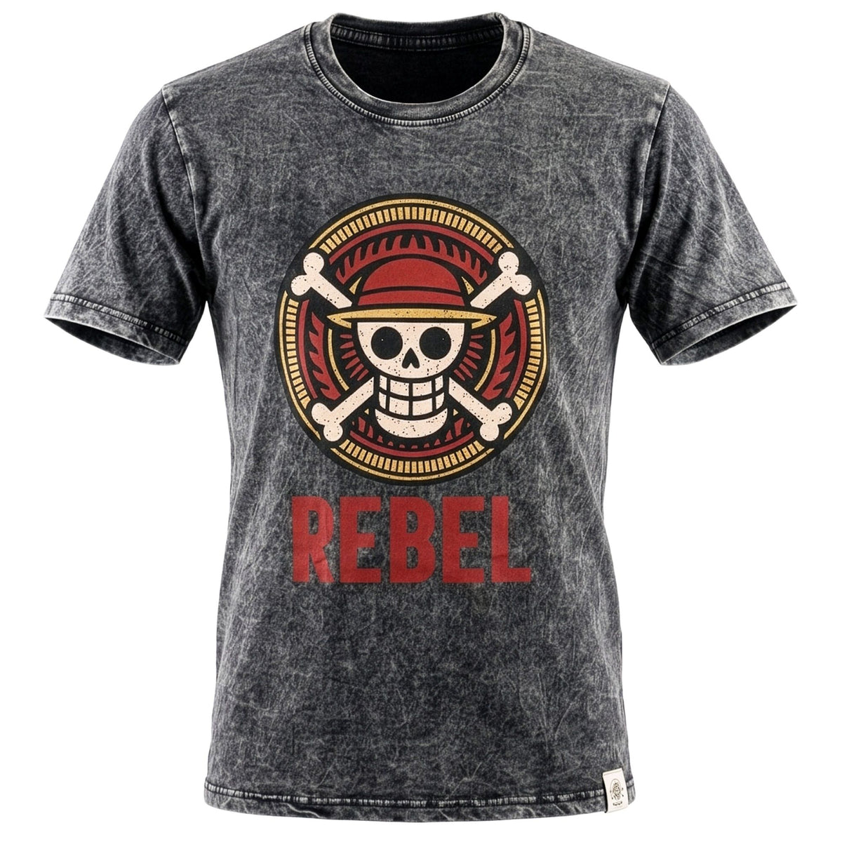 Nomad Sari Stonewashed Cotton T-Shirt - Rebel - Charcoal - XL product image 2
