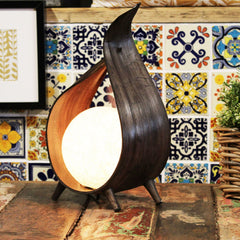 Natural Coconut Lamp - Chocolate Wrapover Twist product image 3