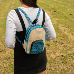 Medium Kathmandu Backpack – Dhaka Design (30x21x9cm)