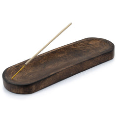 Large Incense Tray 30x10cm - Classic Mango Wood product image