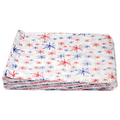White starburst paper bags in 7 x 9 inch size - image 2