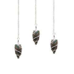 Raw Gemstone Pendulum - Moss Agate product image