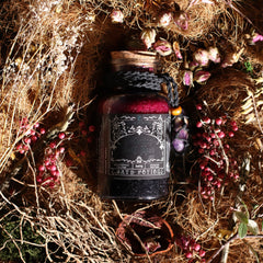 Ancient Witch Bath Spell Potion & Amethyst Crystal Amulet - Seduction product image 5
