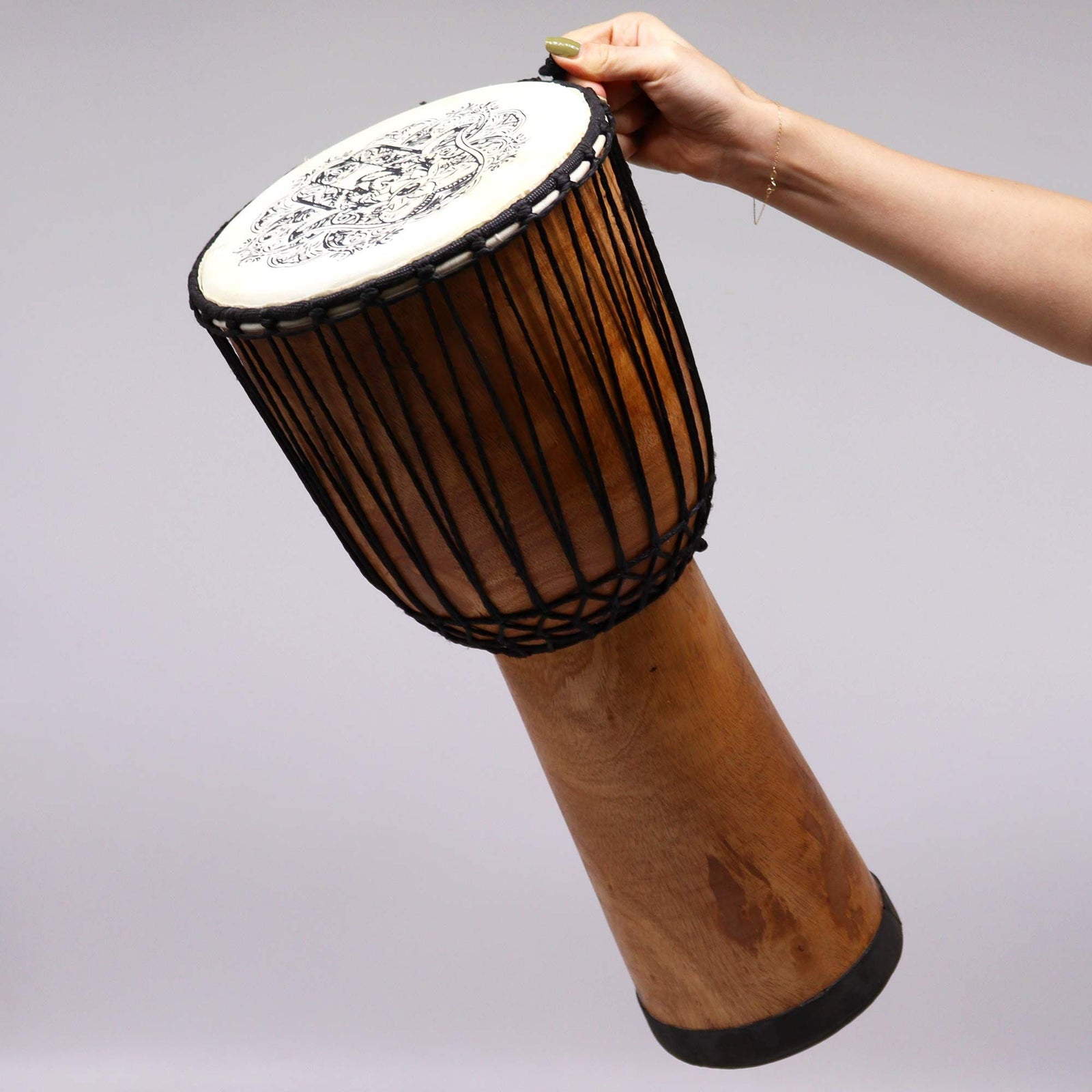 Hamsa Wide Top Djembe Drum - 22cm product image
