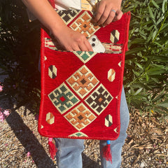 Red Kilim Messenger Festival Bag product image 7
