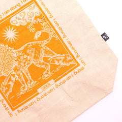 Hop Hare Tote Bag - I am Strong product image 2