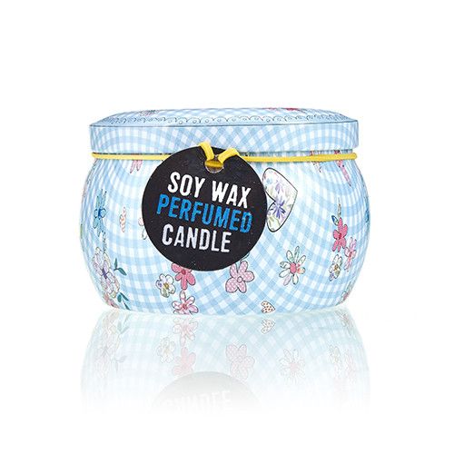 Art Tin Candle - Assorted Design - Friendly Messages - Parma Violet product image 4