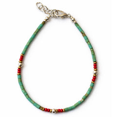 Nepalese Extra Fine Gem Bracelet - Turquoise Beads product image 5