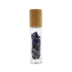 Gemstone Essential Oil Roller Bottle - Sodalite - Wooden Cap product image 2