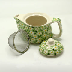 Small Herbal Teapot - Green Daisey product image 2