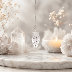 Raw Gemstone Pendulum - Rock Quartz product image 4