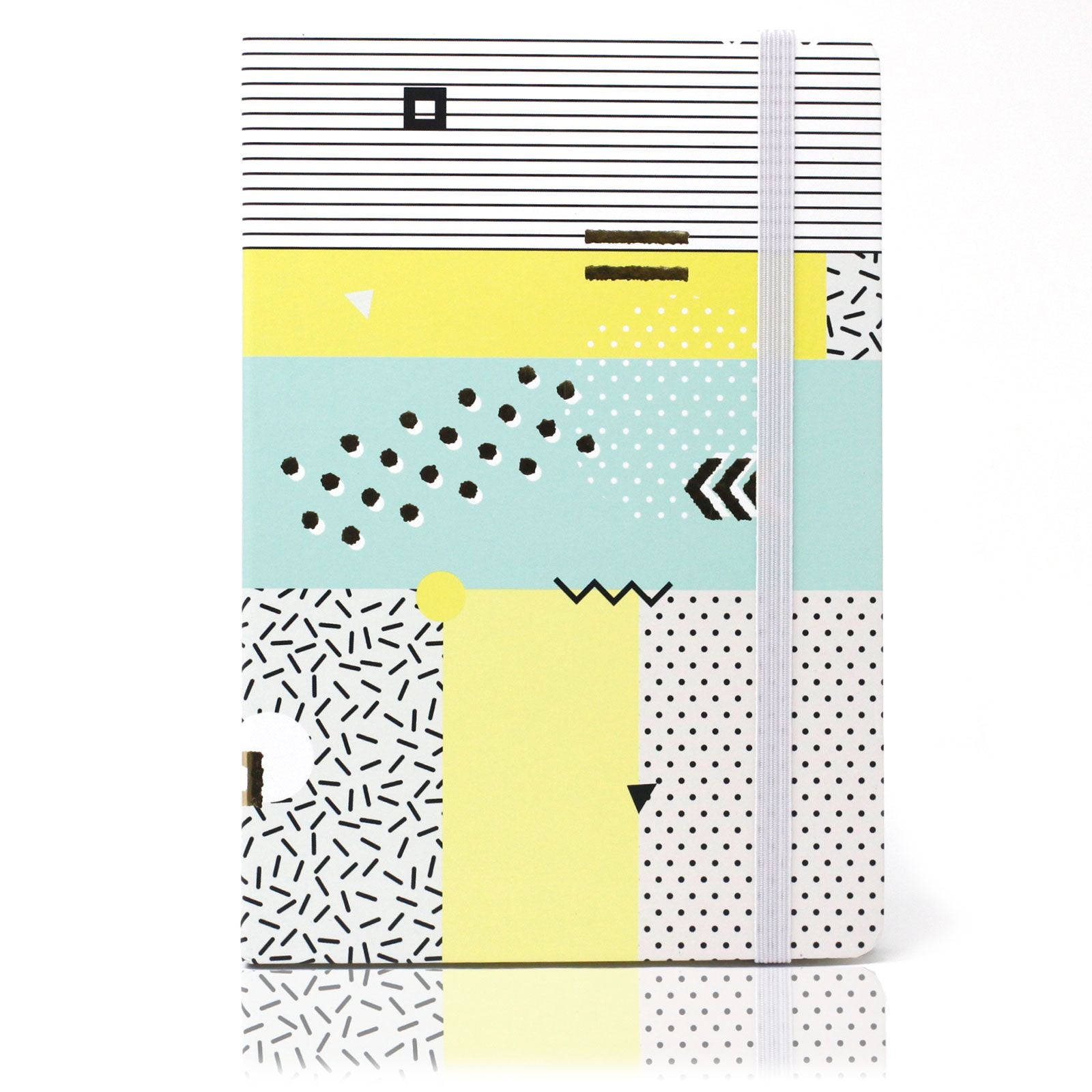 Cool A5 Notebook - Assorted Designs - Golden Abstract product image